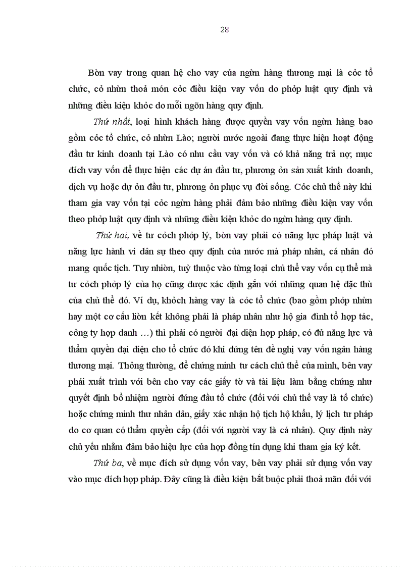 image for page Pháp luật điều chỉnh hoạt động cho vay của ngân hàng thương mại tại nước CHDCND Lào