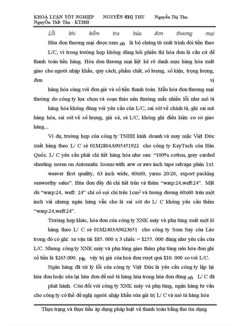 image for page Thực trạng và thực tiễn áp dụng pháp luật về thanh toán bằng thư tín dụng
