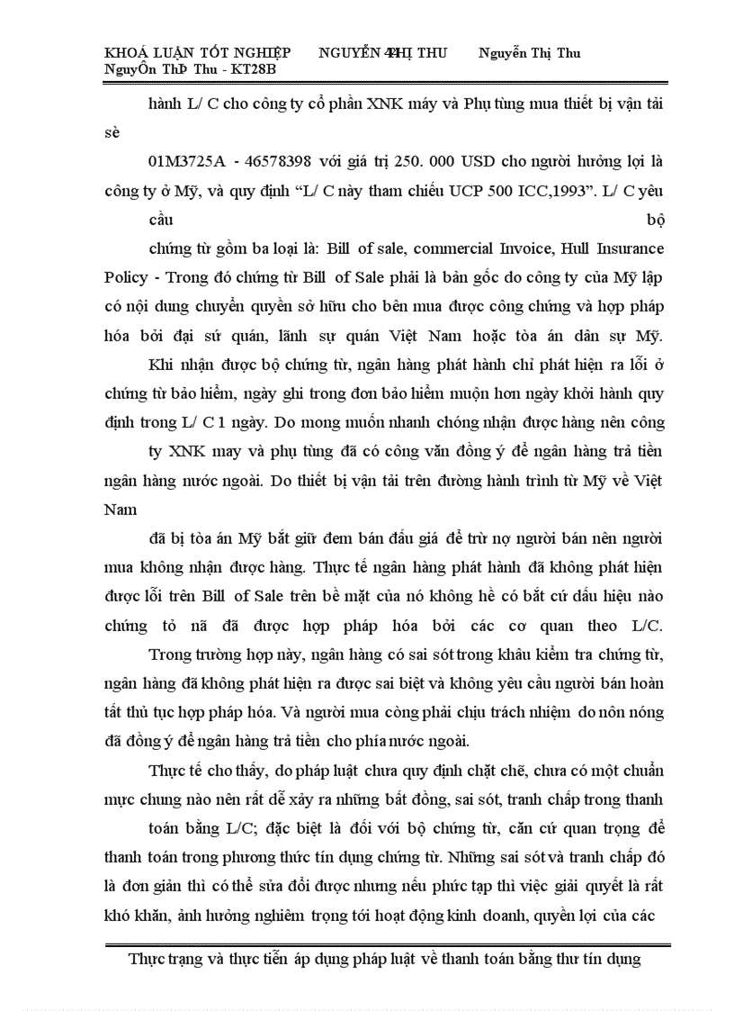 image for page Thực trạng và thực tiễn áp dụng pháp luật về thanh toán bằng thư tín dụng