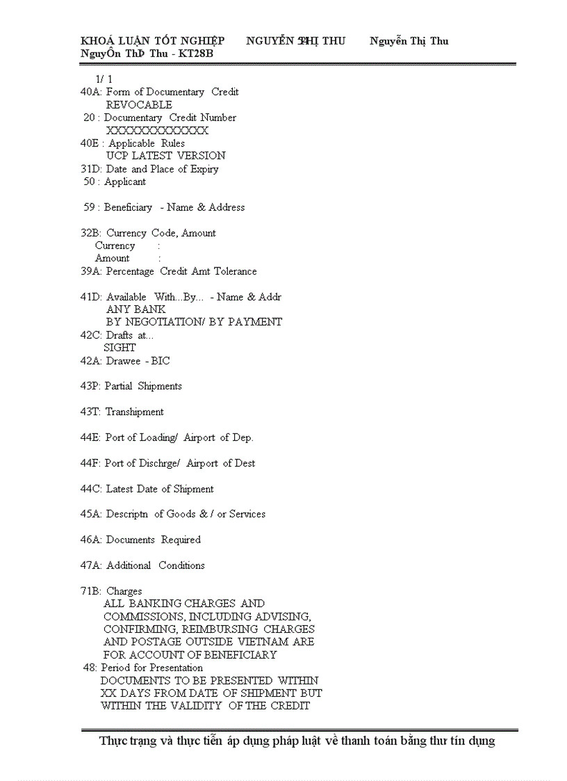 image for page Thực trạng và thực tiễn áp dụng pháp luật về thanh toán bằng thư tín dụng