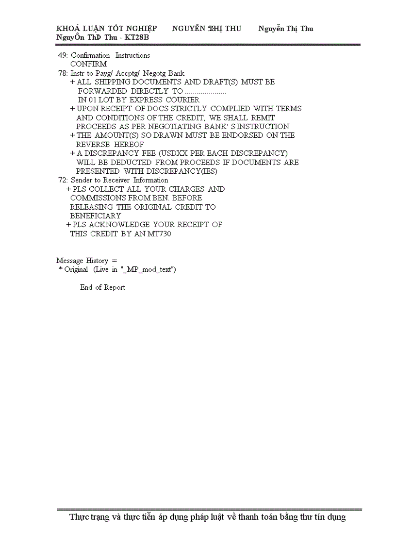 image for page Thực trạng và thực tiễn áp dụng pháp luật về thanh toán bằng thư tín dụng