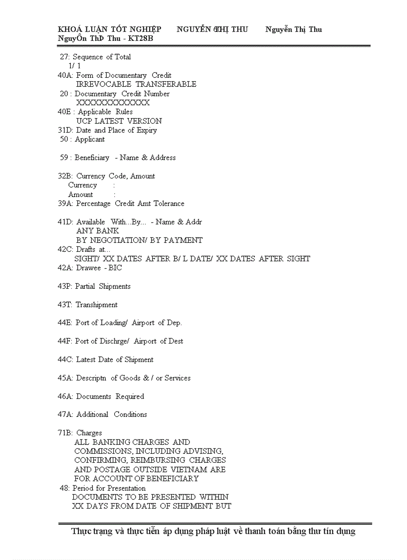 image for page Thực trạng và thực tiễn áp dụng pháp luật về thanh toán bằng thư tín dụng