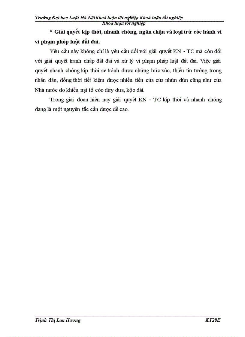 image for page Pháp luật về giải quyết khiếu nại, tố cáo trong lĩnh vực quản lý và sử dụng đất đai
