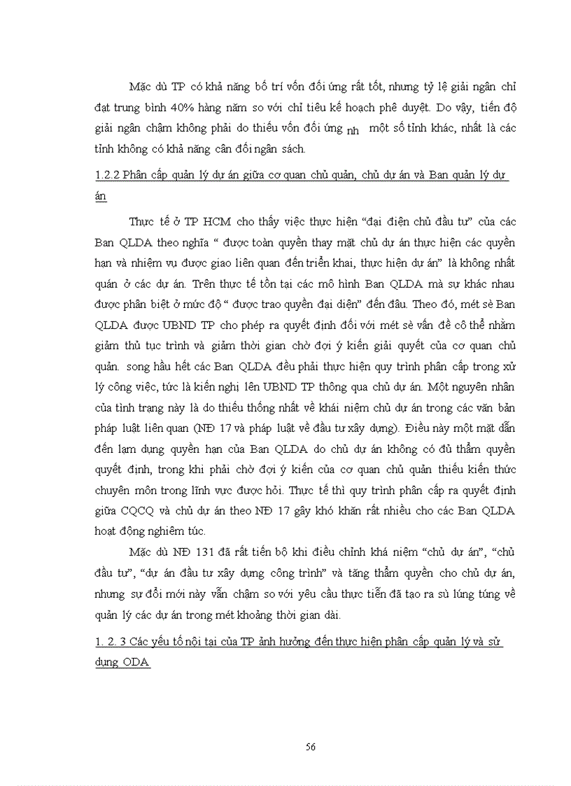 image for page Chính sách phân cấp quản lý và sử dụng vốn hỗ trợ phát triển chính thức (ODA) và thực trạng triển khai ở Việt Nam