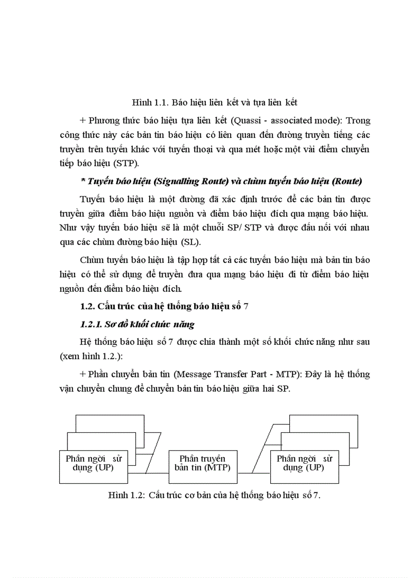 image for page Hệ thống báo hiệu số 7 trong mạng di động số GSM và ứng dụng của nó đối với giao tiếp A trong GSM
