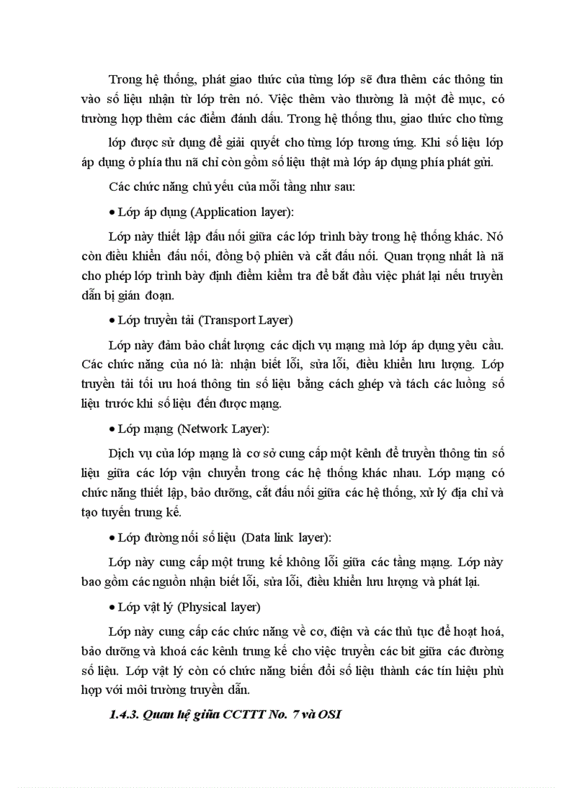 image for page Hệ thống báo hiệu số 7 trong mạng di động số GSM và ứng dụng của nó đối với giao tiếp A trong GSM