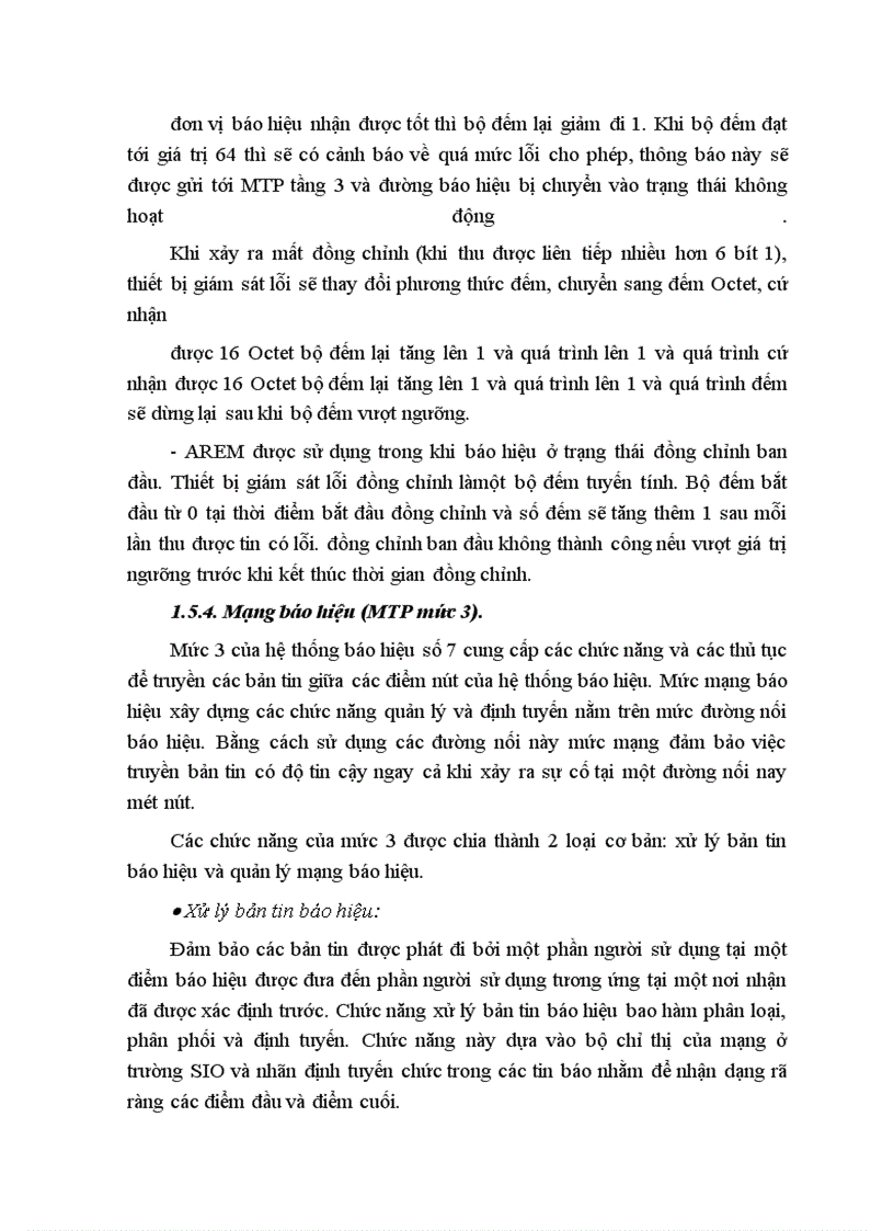 image for page Hệ thống báo hiệu số 7 trong mạng di động số GSM và ứng dụng của nó đối với giao tiếp A trong GSM