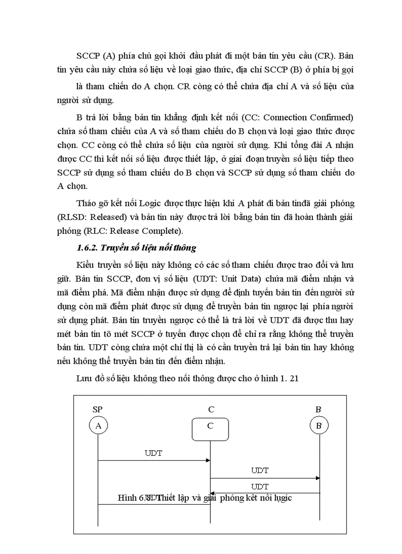 image for page Hệ thống báo hiệu số 7 trong mạng di động số GSM và ứng dụng của nó đối với giao tiếp A trong GSM