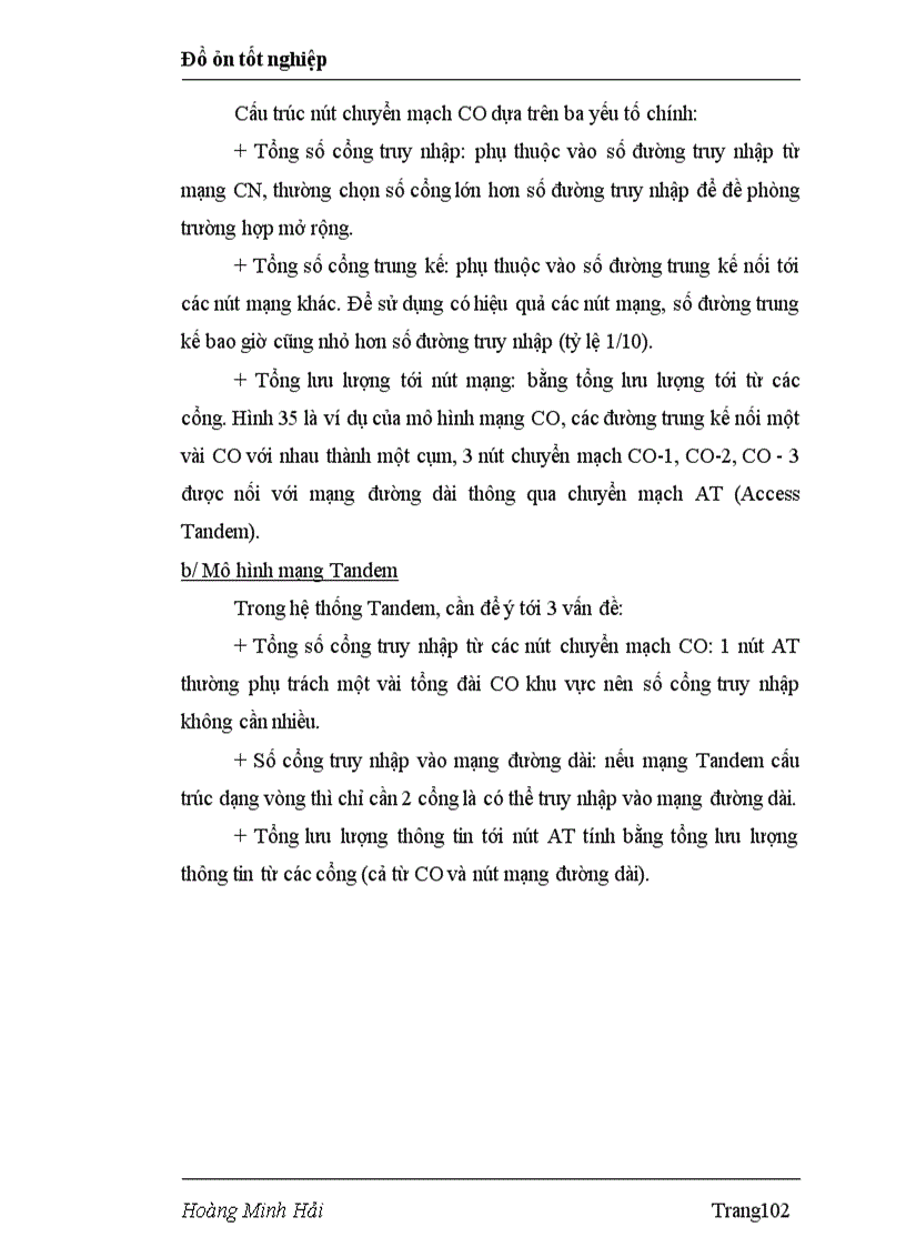 image for page Điện tử viễn thông – Chuyển mạch kênh