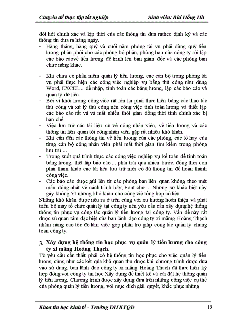 image for page Thiết kế và cài đặt hệ thống thông tin quản lý lương tại công ty xi măng Hoàng Thạch