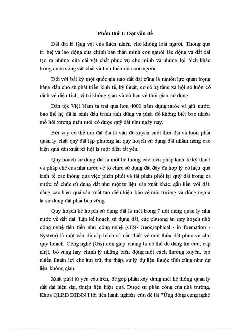 image for page Ứng dụng công nghệ (GIS) vào công tác quản lý dự liệu địa chính phục vụ cho công tác quy hoạch cấp xã- phường