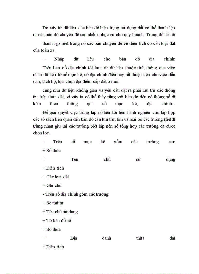 image for page Ứng dụng công nghệ (GIS) vào công tác quản lý dự liệu địa chính phục vụ cho công tác quy hoạch cấp xã- phường