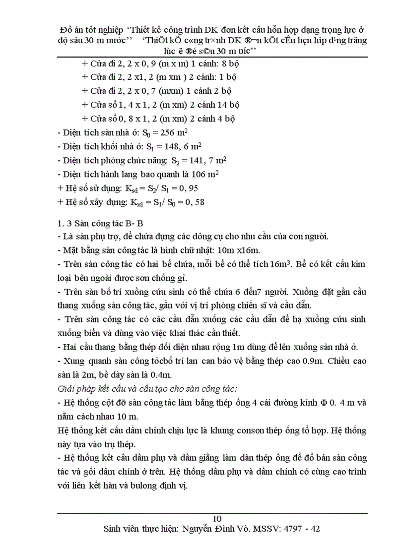 image for page Thiết kế công trình DK đơn kết cấu hỗn hợp dạng trọng lực ở độ sâu 30 m nước