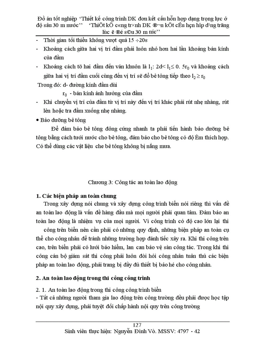 image for page Thiết kế công trình DK đơn kết cấu hỗn hợp dạng trọng lực ở độ sâu 30 m nước