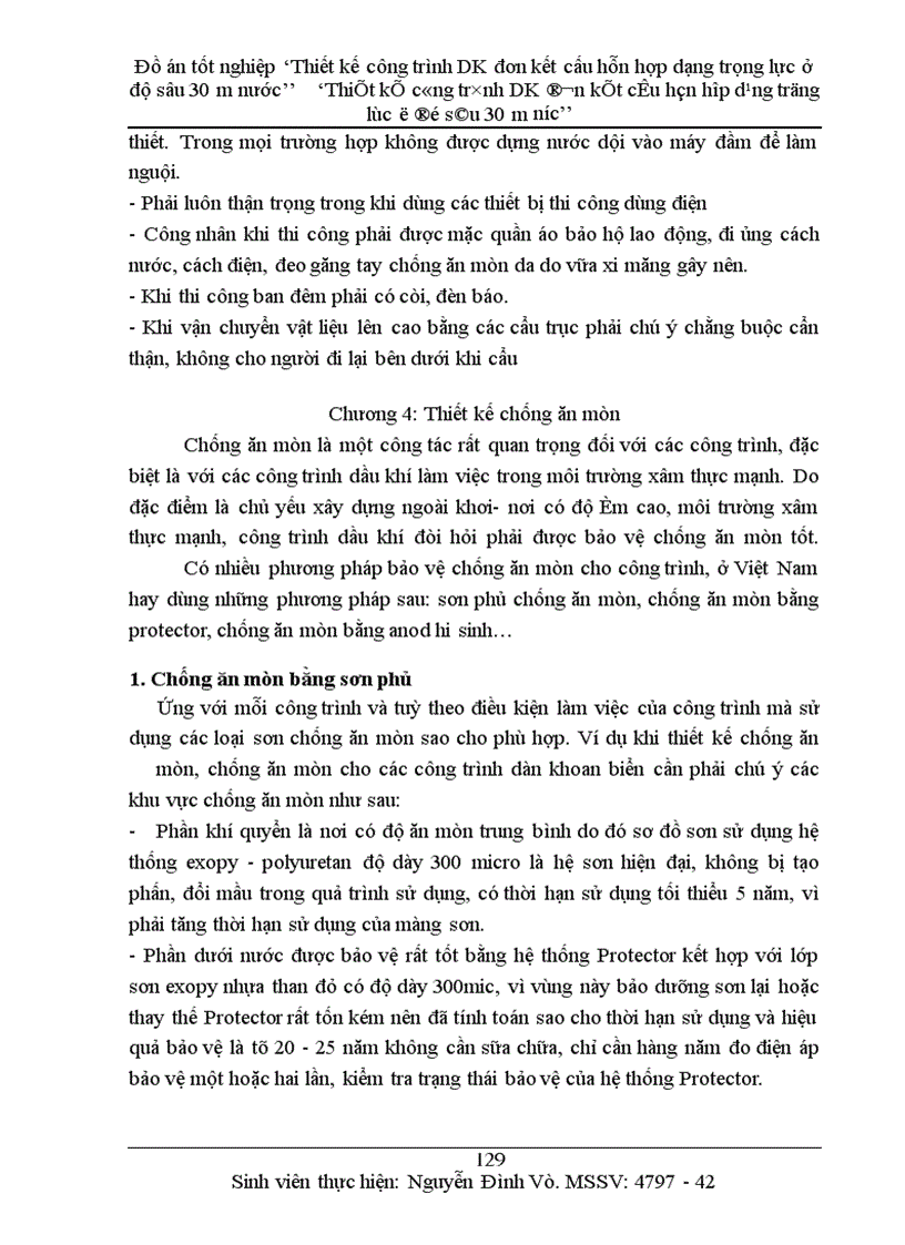 image for page Thiết kế công trình DK đơn kết cấu hỗn hợp dạng trọng lực ở độ sâu 30 m nước