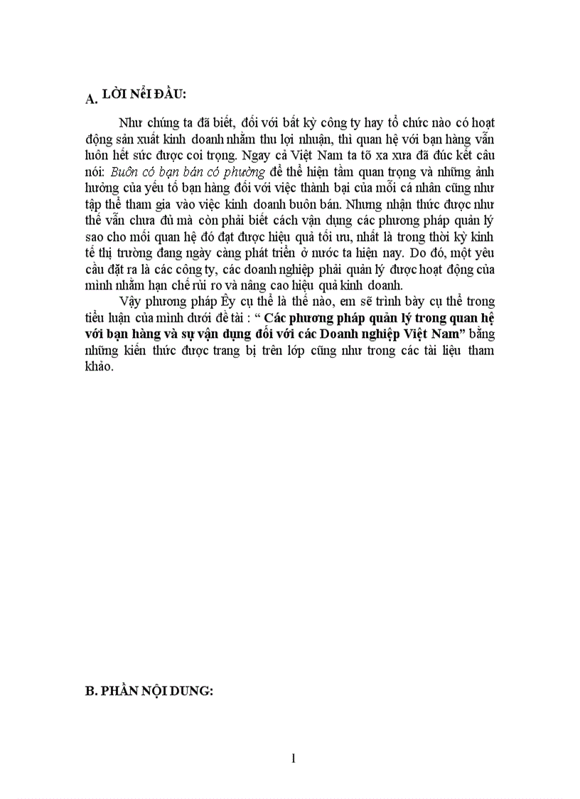 image for page Các phương pháp quản lý trong quan hệ với bạn hàng và sự vận dụng đối với các Doanh nghiệp Việt Nam