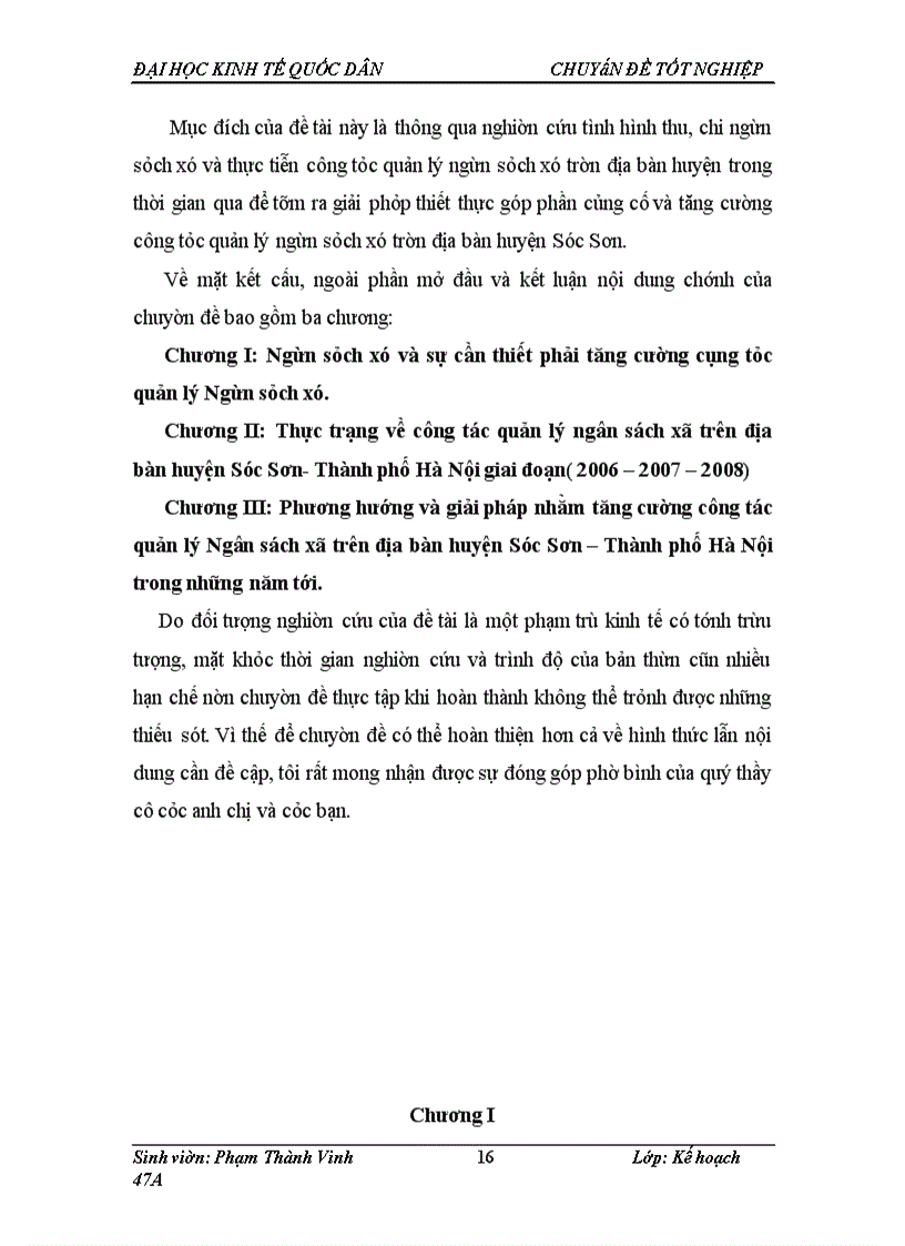 image for page Một số giải pháp nhằm tăng cường công tác quản lý ngân sách xã trên địa bàn huyện Sóc Sơn – Thành phố Hà Nội