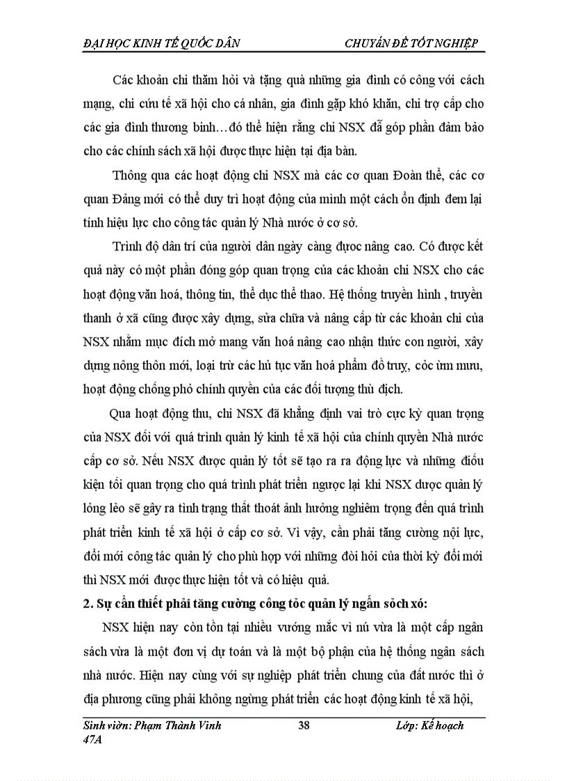 image for page Một số giải pháp nhằm tăng cường công tác quản lý ngân sách xã trên địa bàn huyện Sóc Sơn – Thành phố Hà Nội