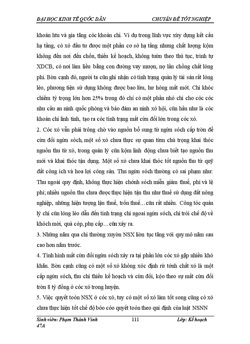 image for page Một số giải pháp nhằm tăng cường công tác quản lý ngân sách xã trên địa bàn huyện Sóc Sơn – Thành phố Hà Nội