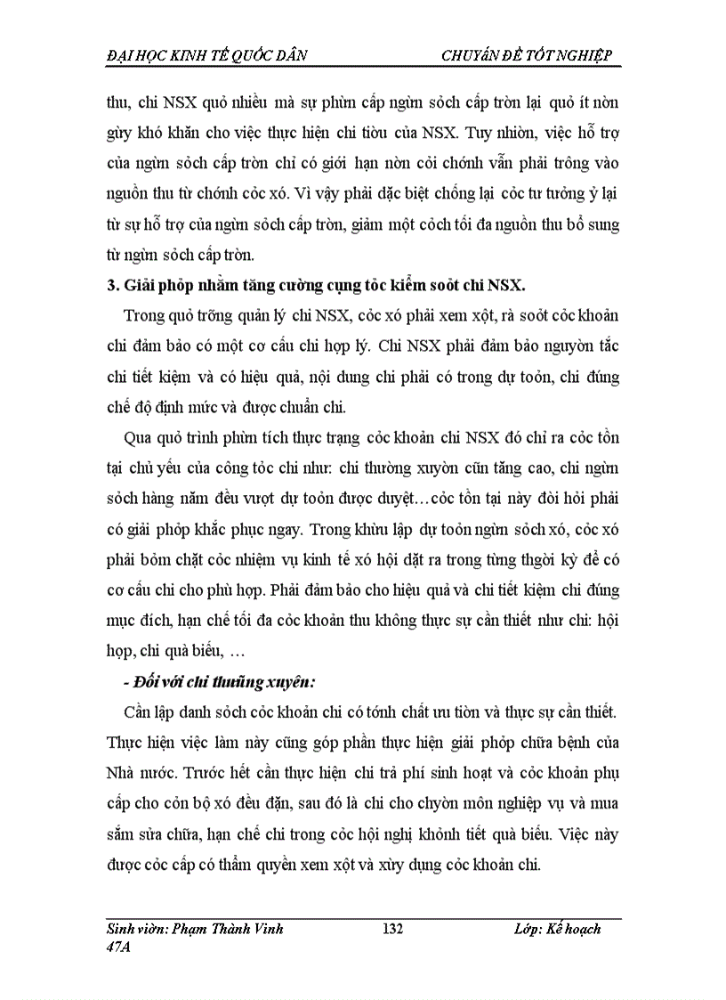 image for page Một số giải pháp nhằm tăng cường công tác quản lý ngân sách xã trên địa bàn huyện Sóc Sơn – Thành phố Hà Nội