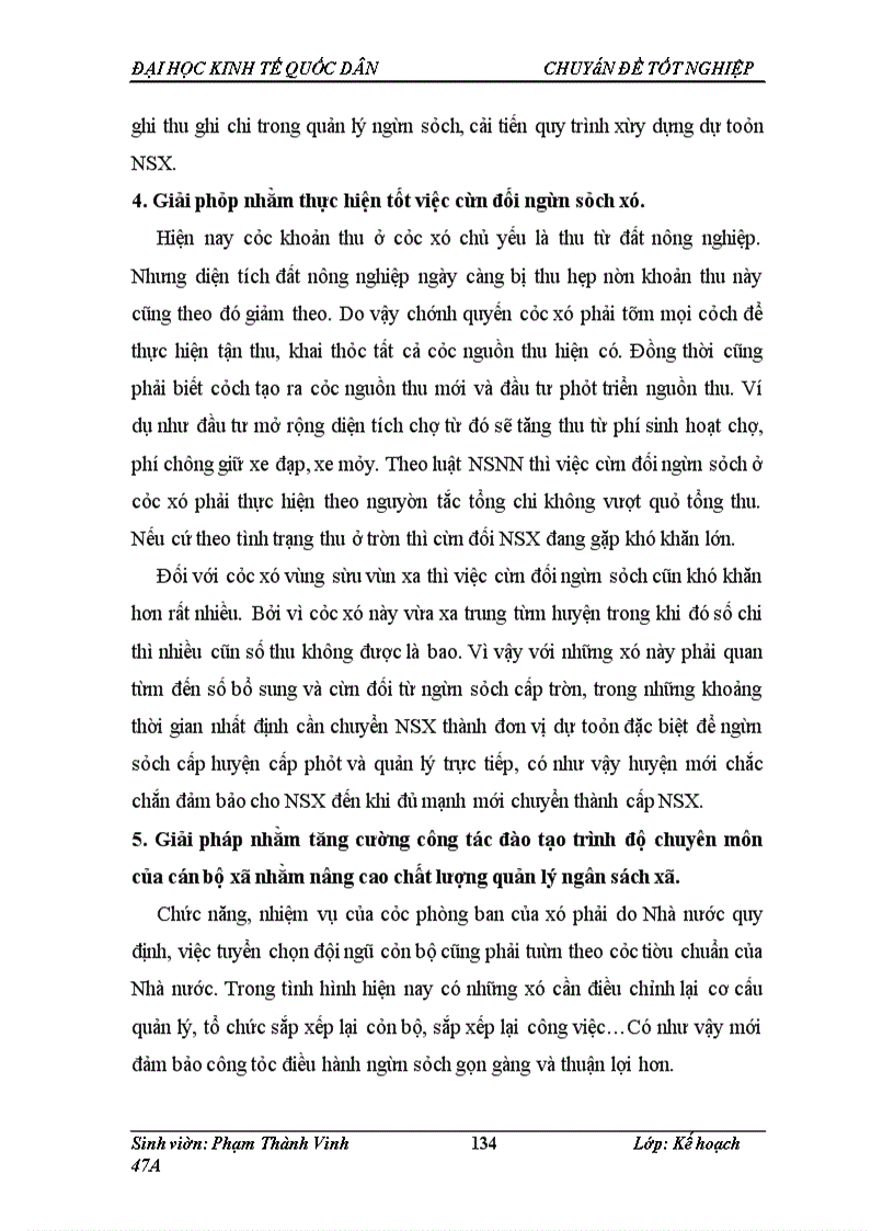 image for page Một số giải pháp nhằm tăng cường công tác quản lý ngân sách xã trên địa bàn huyện Sóc Sơn – Thành phố Hà Nội