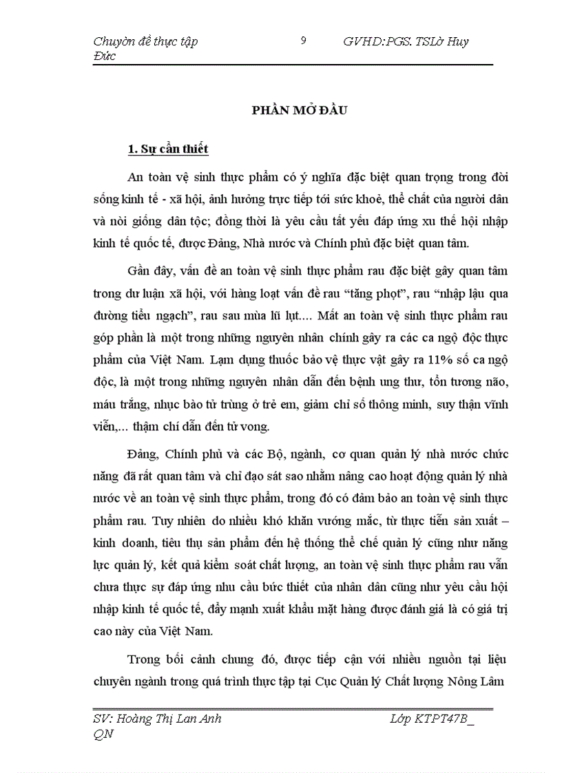 image for page Tăng cường quản lý nhà nước nhằm đảm bảo an toàn, vệ sinh thực phẩm (sản phẩm rau)