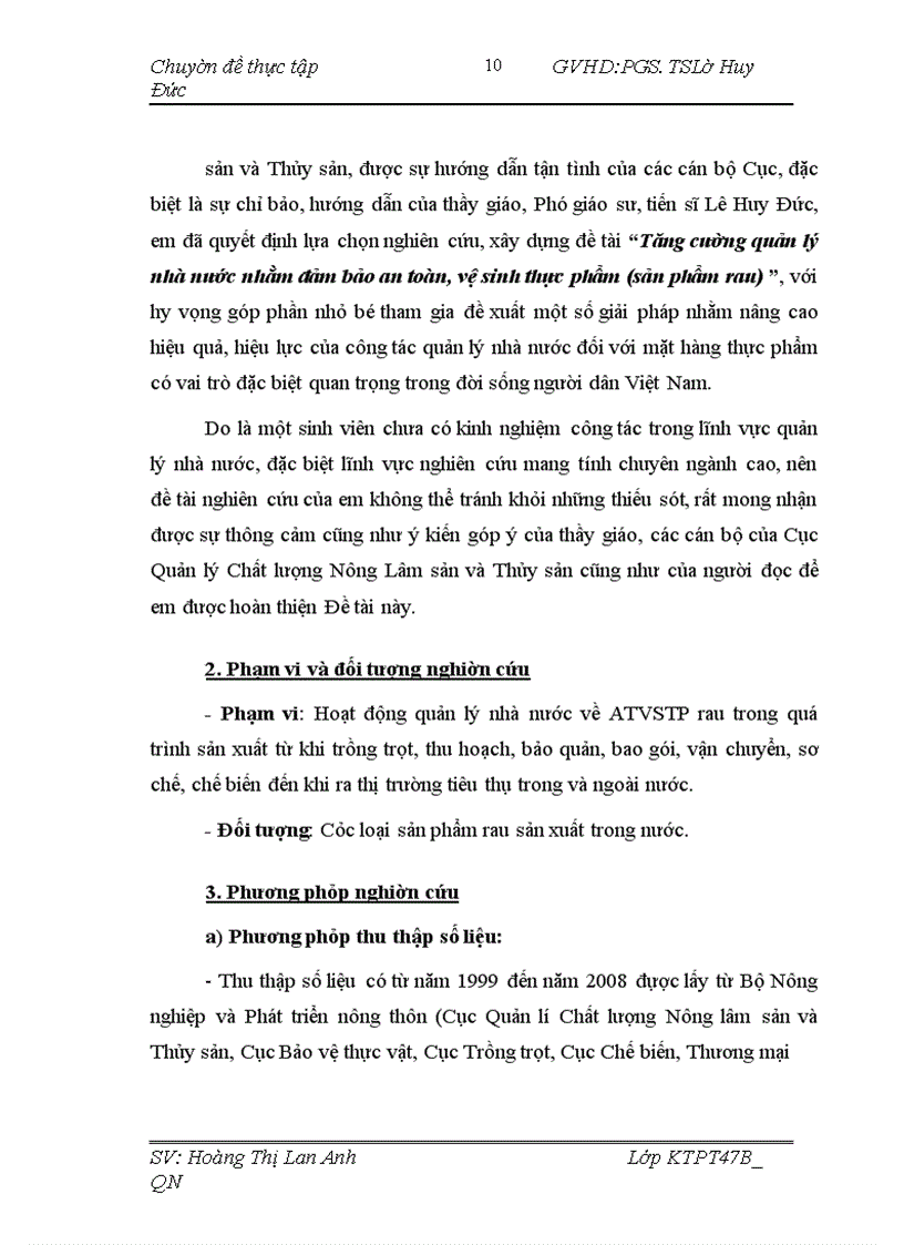 image for page Tăng cường quản lý nhà nước nhằm đảm bảo an toàn, vệ sinh thực phẩm (sản phẩm rau)