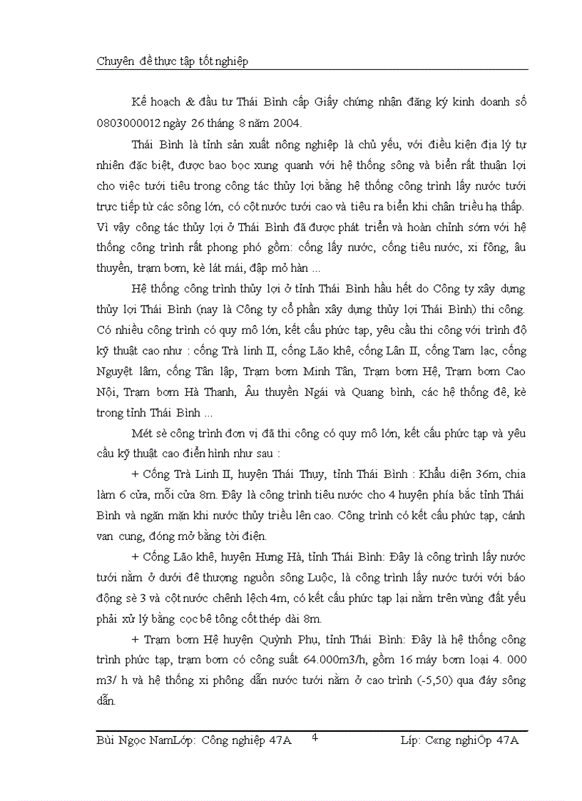 image for page Phương hướng và một số biện pháp nâng cao hiệu quả sử dụng vốn sản xuất kinh doanh Công ty Xây dựng Thủy Lợi Thái Bình