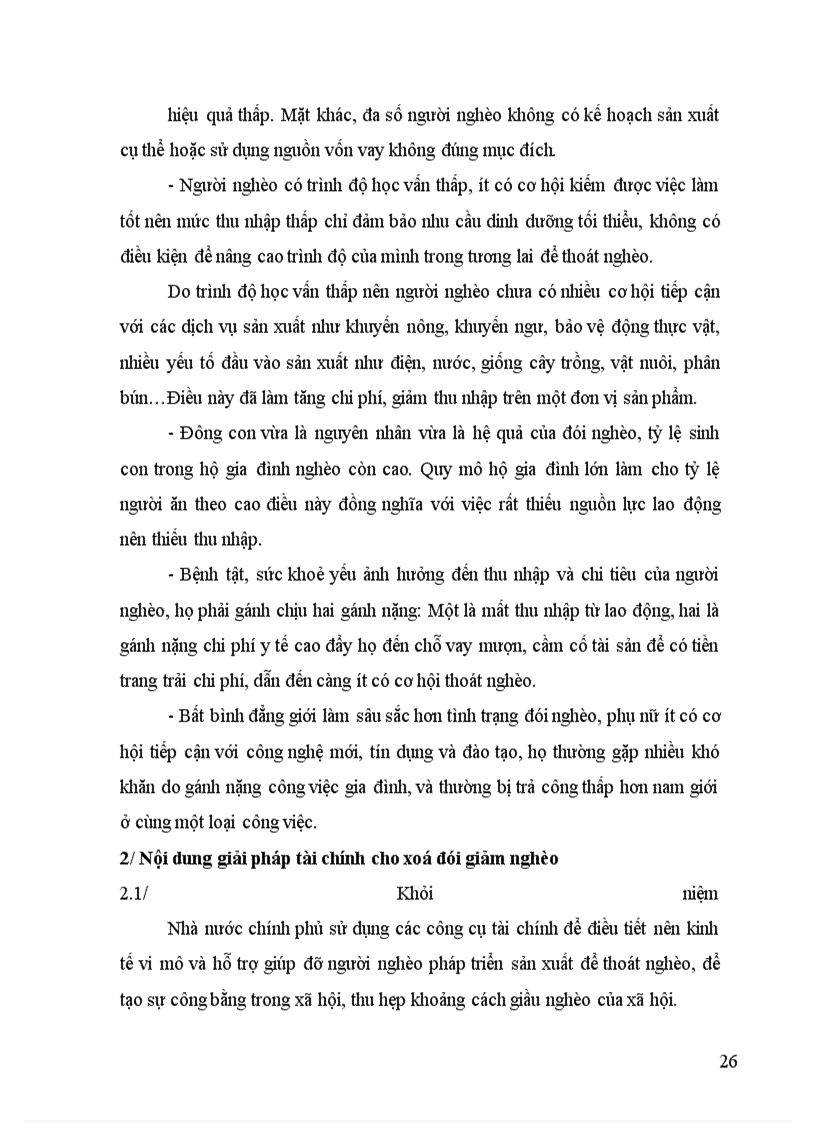 image for page Giải pháp tài chính cho XĐGN ở Hà Nội giai đoạn 2009-2010