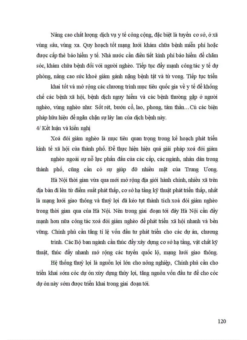 image for page Giải pháp tài chính cho XĐGN ở Hà Nội giai đoạn 2009-2010