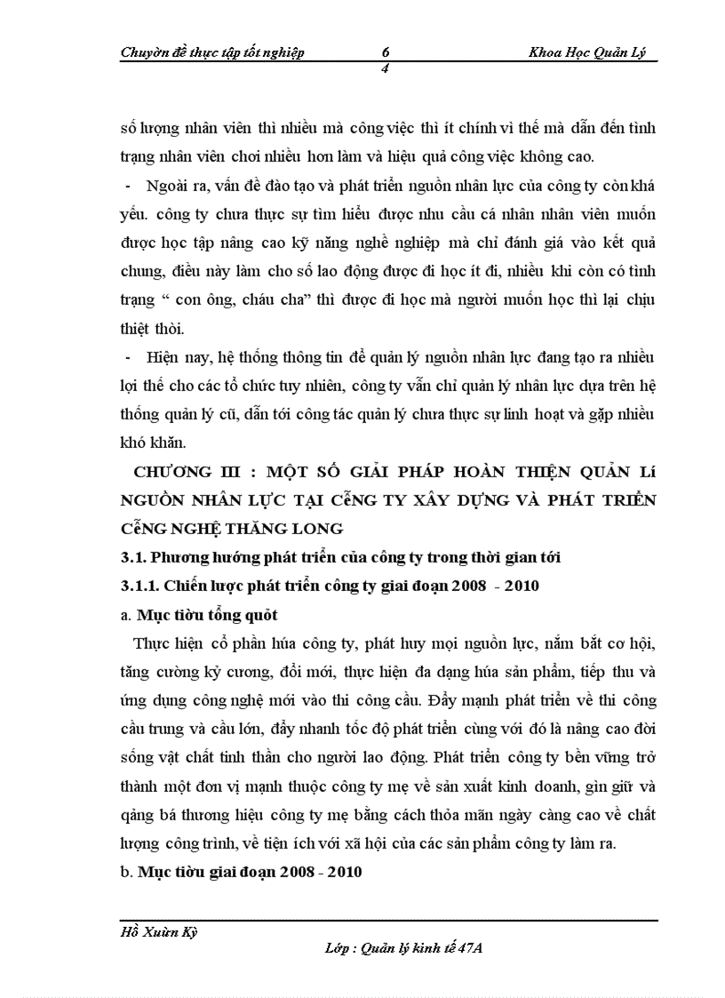 image for page Phân tích thực trạng quản lý nguồn nhân lực của công ty xây dựng và phát triển công nghệ thăng long