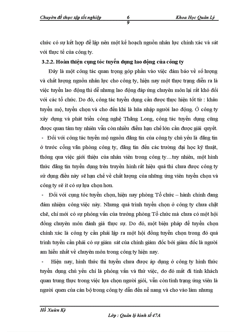 image for page Phân tích thực trạng quản lý nguồn nhân lực của công ty xây dựng và phát triển công nghệ thăng long