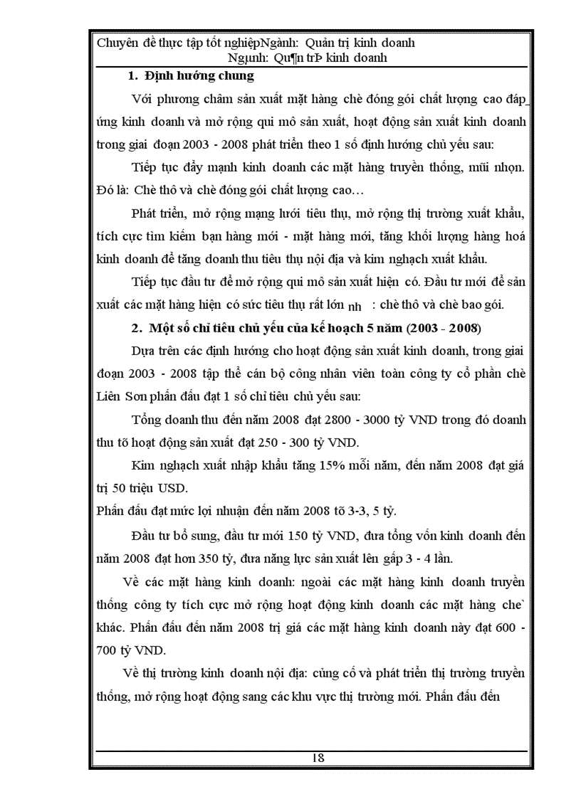 image for page Thực trang hoạt động sản xuất kinh doanh và một số giải pháp nâng cao hiệu quả sản xất kinh doanh của công ty cổ phần chè Liên Sơn `