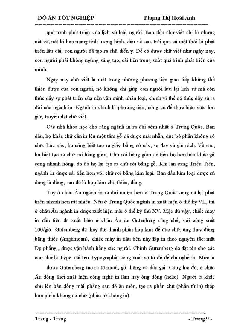 image for page Các yếu tố ảnh hưởng đến chất lượng tờ in -Một số giải pháp nâng cao chất lượng tờ in