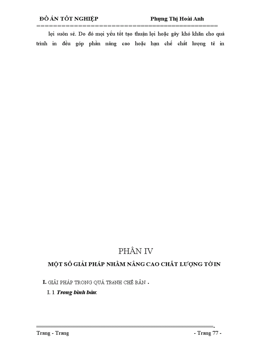 image for page Các yếu tố ảnh hưởng đến chất lượng tờ in -Một số giải pháp nâng cao chất lượng tờ in