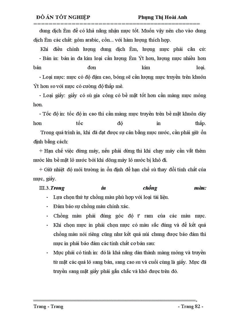 image for page Các yếu tố ảnh hưởng đến chất lượng tờ in -Một số giải pháp nâng cao chất lượng tờ in