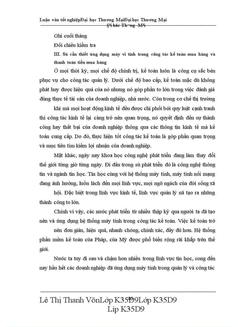 image for page Ứng dụng máy vi tính vào công tác kế toán mua hàng và thanh toán tiền mua hàng tại công ty XNK và Cung ứng vật tư thiết bị đường sắt