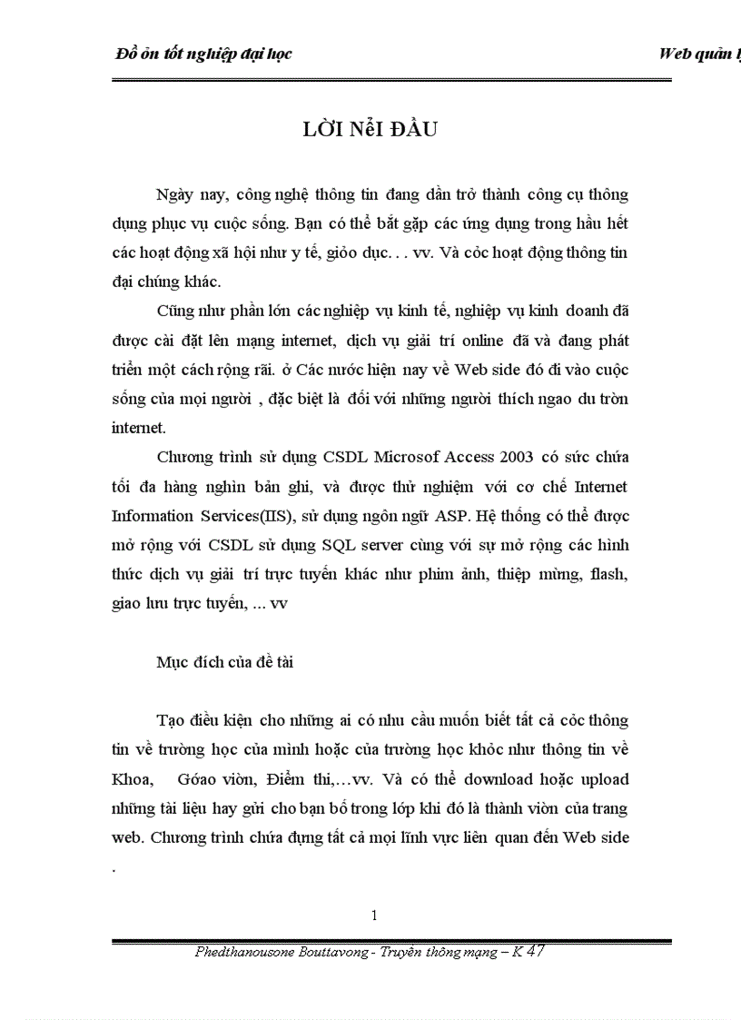 image for page Web quản lý sinh viên