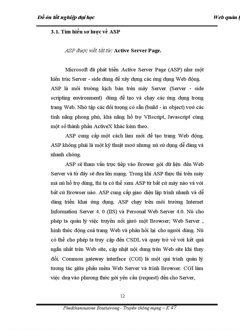 image for page Web quản lý sinh viên