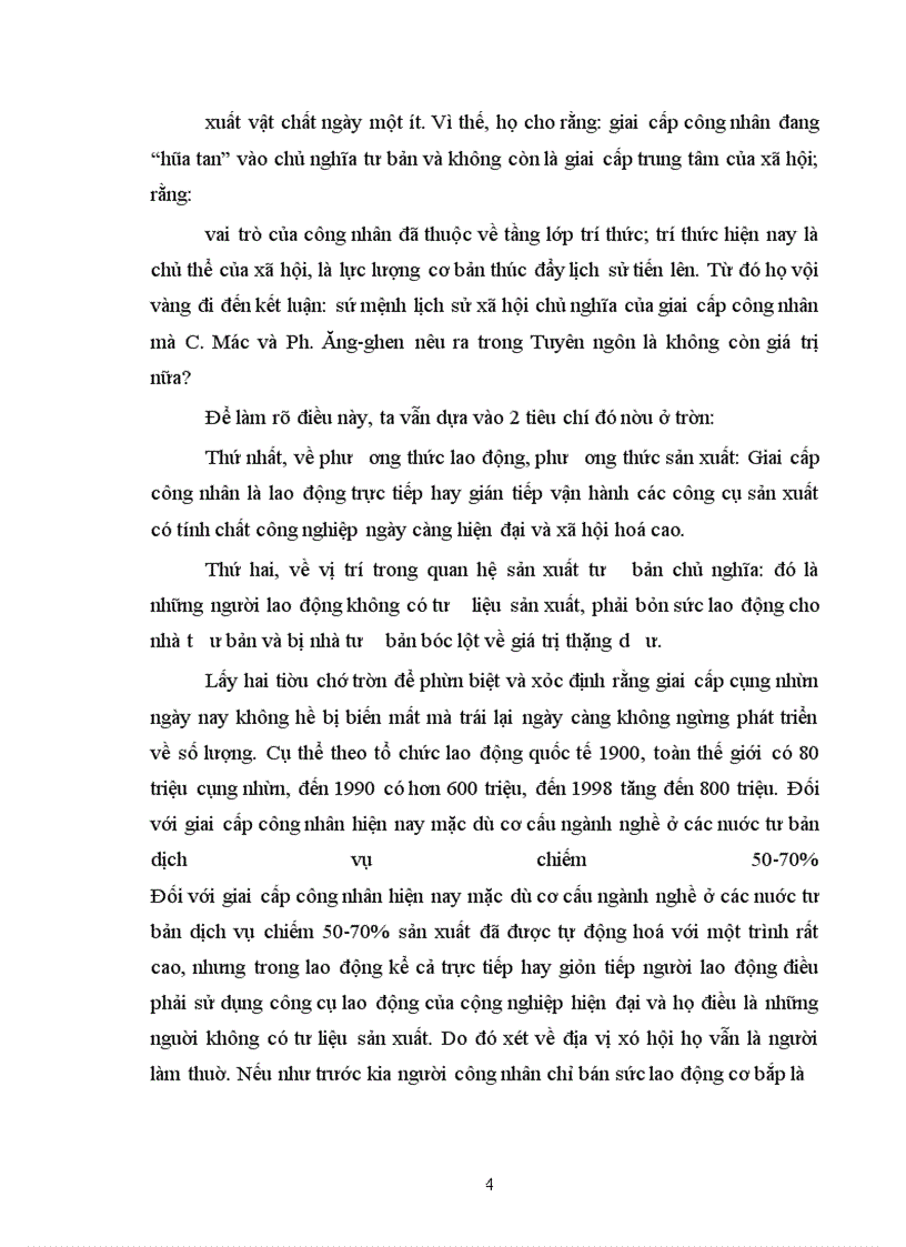 image for page Tại sao chúng ta có thể nói phạm trù sứ mệnh lịch sử của giai cấp vô sản được coi là phạm trù cơ bản,phạm trù trung tâm của CNXHKH