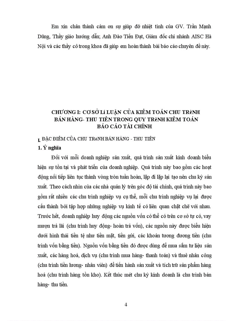 image for page Kiểm toán chu trình bán hàng- thu tiền trong kiểm toán BCTC do Công ty Kiểm toán và Dịch vụ Tin học (AISC) thực hiện