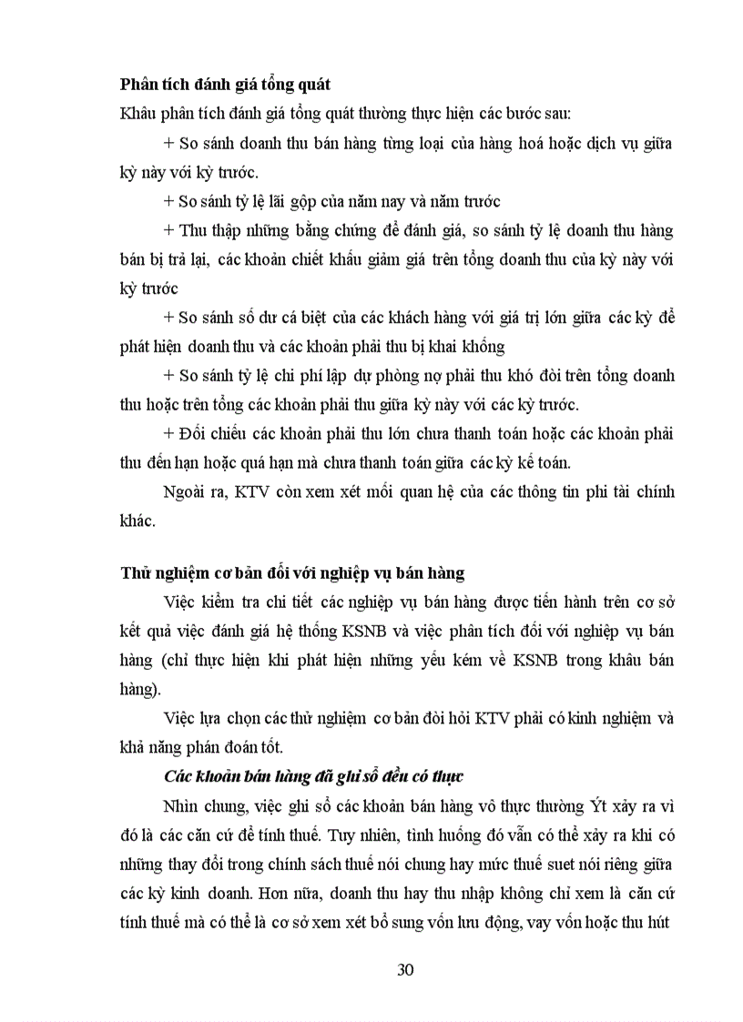 image for page Kiểm toán chu trình bán hàng- thu tiền trong kiểm toán BCTC do Công ty Kiểm toán và Dịch vụ Tin học (AISC) thực hiện