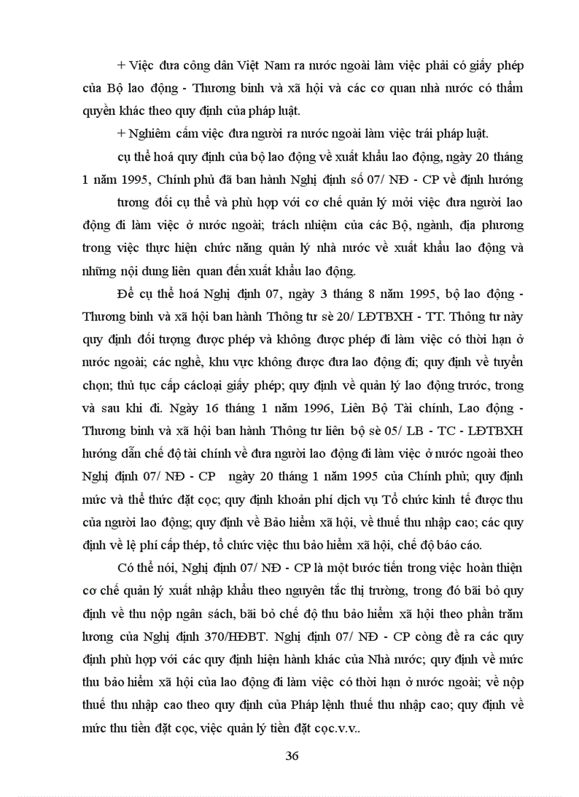 image for page Hoàn thiện công tác quản lý lao động xuất khẩu tại Trung tâm đào tạo - Giới thiệu việc làm Tỉnh Thái Bình