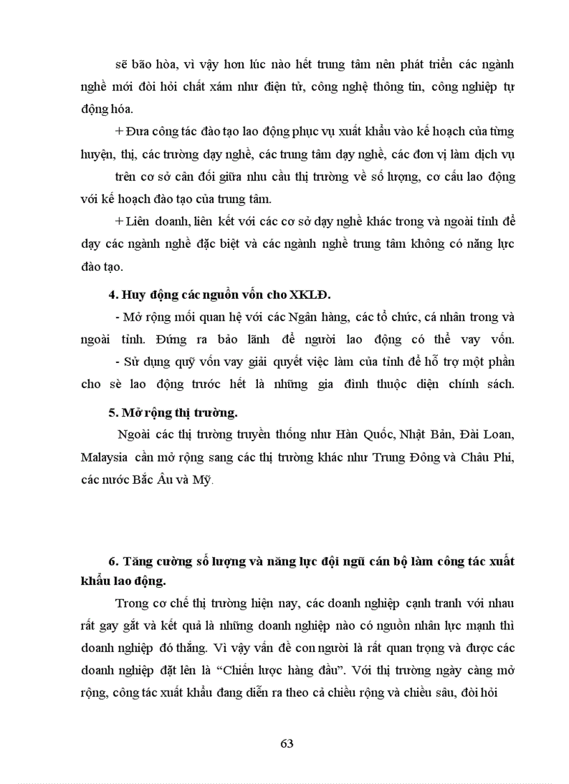 image for page Hoàn thiện công tác quản lý lao động xuất khẩu tại Trung tâm đào tạo - Giới thiệu việc làm Tỉnh Thái Bình