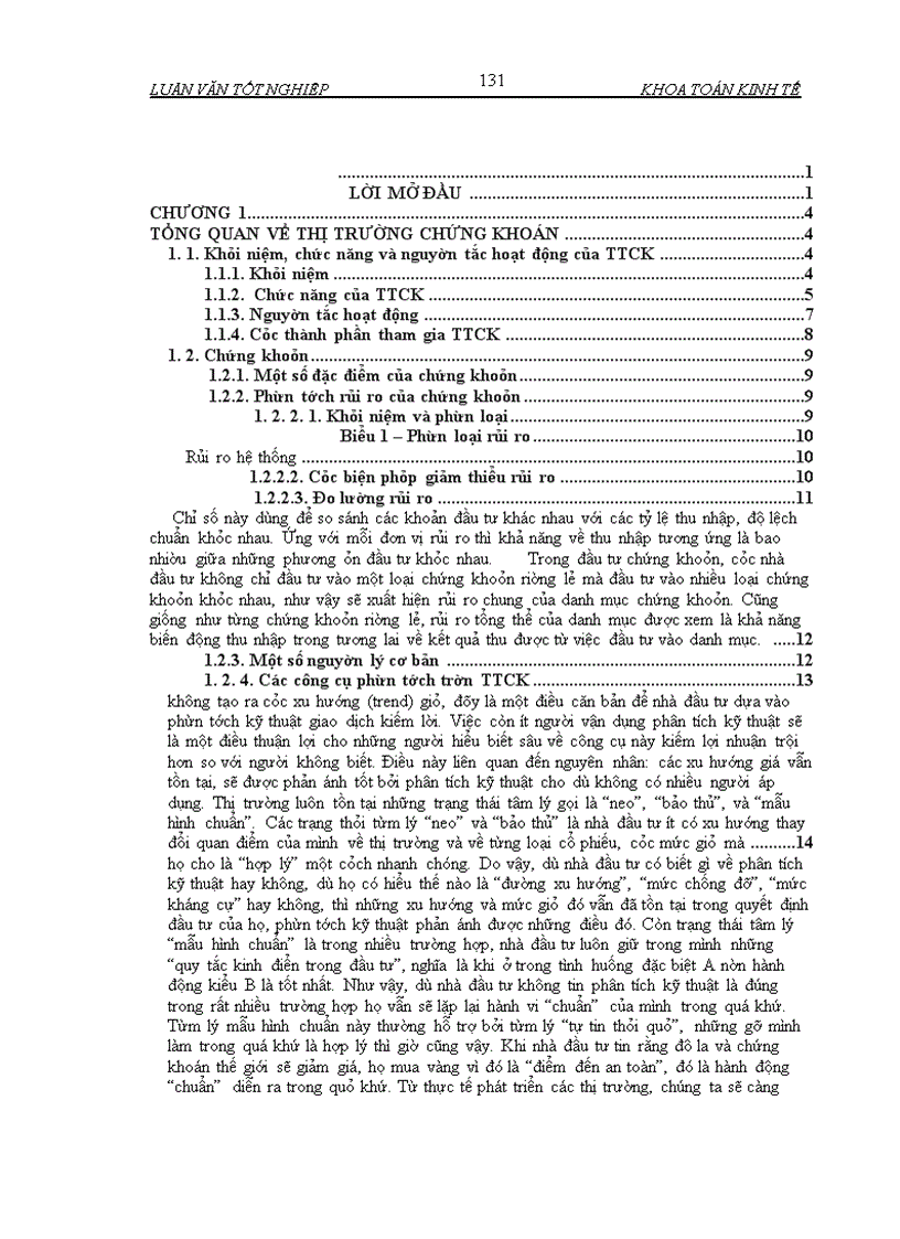 image for page Phân tích động thái giá và tính thanh khoản của một số cổ phiếu trên thị trường chứng khoán VN