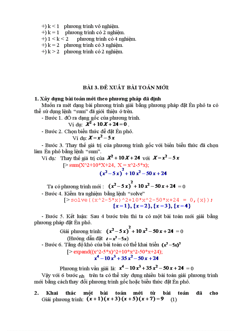 image for page Nghiên cứu sử dụng phần mềm maple 8.0 vào việc giải phương trình, hệ phương trình trong chương trình toán THCS