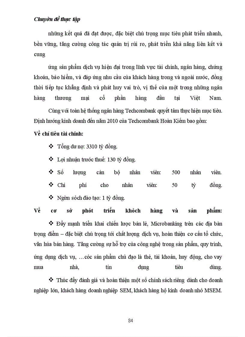 image for page Giải pháp phát triển tín dụng cho các doanh nghiệp vừa và nhỏ tại Techcombank chi nhánh Hoàn Kiếm