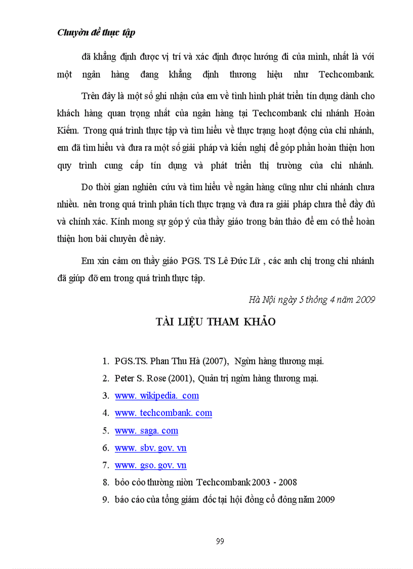 image for page Giải pháp phát triển tín dụng cho các doanh nghiệp vừa và nhỏ tại Techcombank chi nhánh Hoàn Kiếm