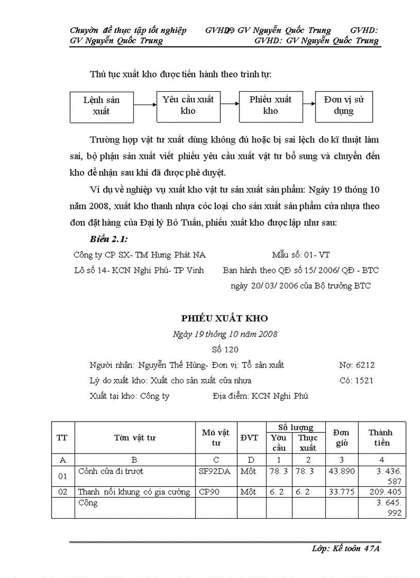 image for page Hoàn thiện kế toán chi phí sản xuất và tính giá thành sản phẩm tại Công ty cổ phần sản xuất- thương mại Hưng Phát Nghệ An