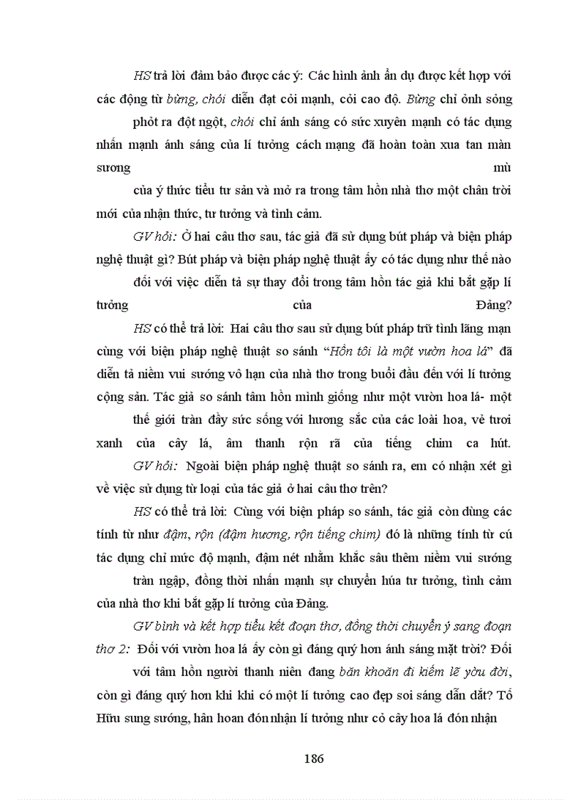 image for page Dạy học thơ Tố Hữu ở nhà trường PTTH theo hướng Tích hợp.